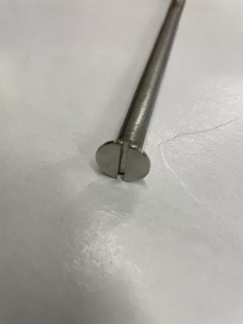 18-8 SS Flat Head Slotted Machine Screw 1/4-20 x 8