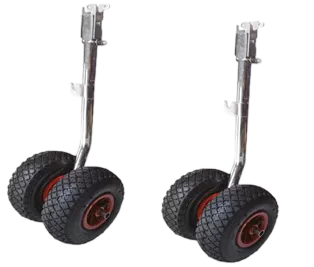 Allpa Launching Wheels Set (Folding); With Double Wheels (Max. 180kg Per Set)
