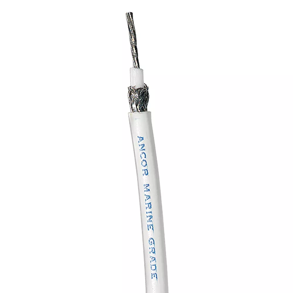 Ancor Coaxial Cable RG213 White - Per Foot