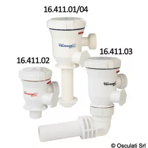 Attwood Tsunami MK2 565X/T800 12V 50 l/min In-line Aerator Pump - Osculati 16.411.04