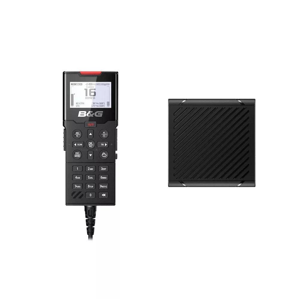 B&G H100 Wired Handset and Speaker for V100/V100-B VHF Radios