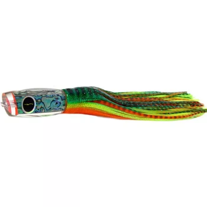 Black Bart 1656 Angle Medium Heavy Tackle Lure - Green Orange Tiger/Yellow Tiger