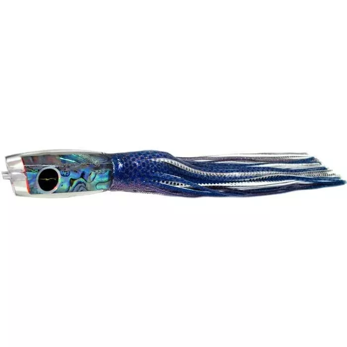 Black Bart 1656 Angle Medium Heavy Tackle Lure - Purple Blue Dot/White Black Dot