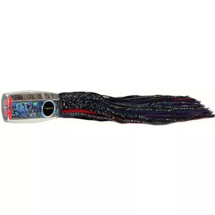 Black Bart 1656 Flat Nose Medium Heavy Tackle Lure - Black/Purple Fleck