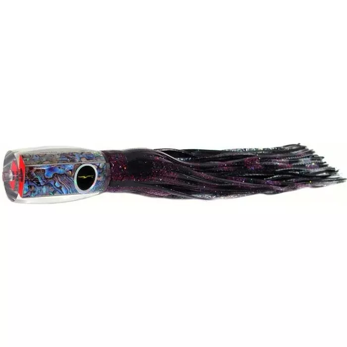 Black Bart 1656 Flat Nose Medium Heavy Tackle Lure - Purple/Black Dot