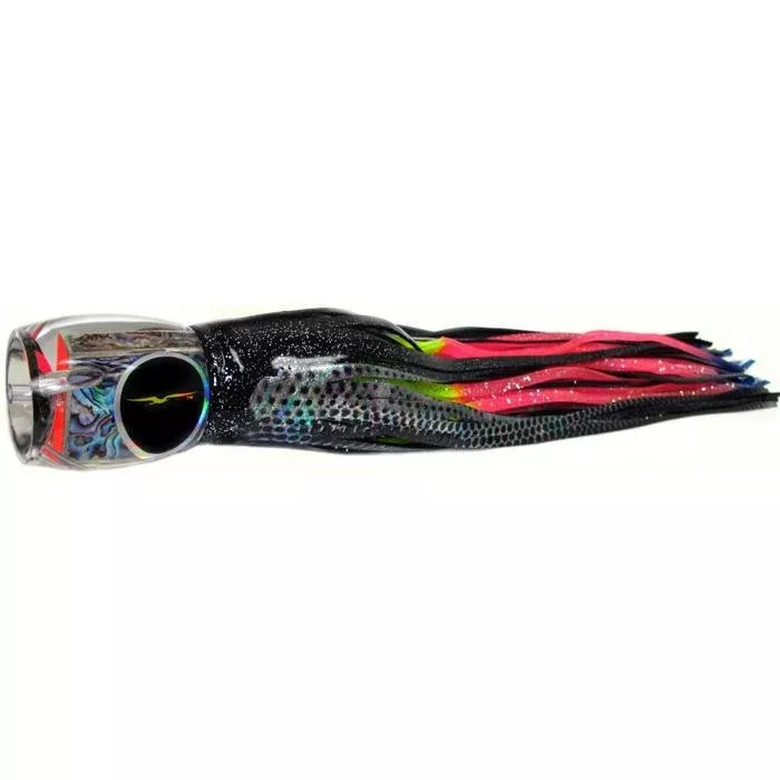 Black Bart Abaco Prowler Heavy Tackle Lure - Black Dot/Rainbow