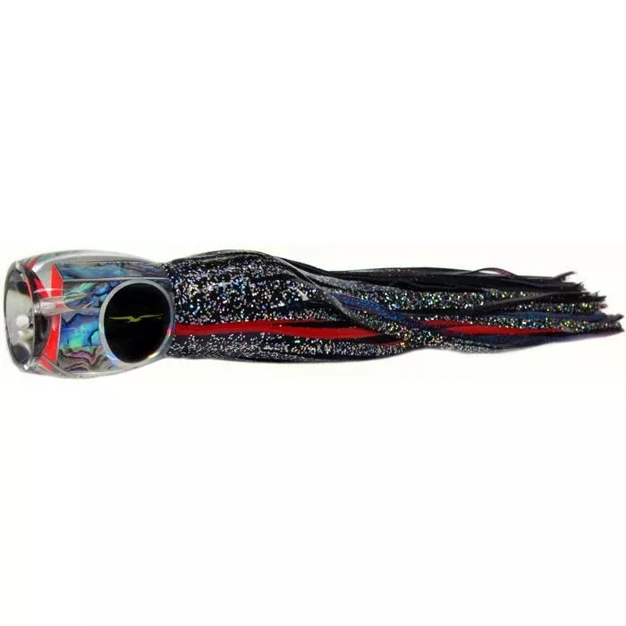Black Bart Abaco Prowler Heavy Tackle Lure - Black Red/Purple Fleck