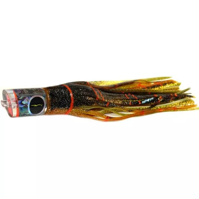 Black Bart Bad Guy Medium Tackle Lure - Brown Gold Orange/Gold Dot