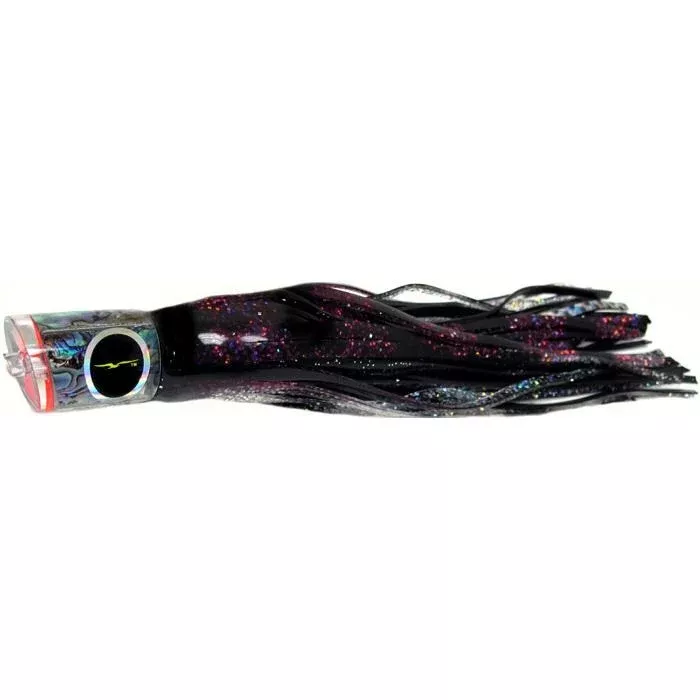 Black Bart Bad Guy Medium Tackle Lure - Purple/Black Dot