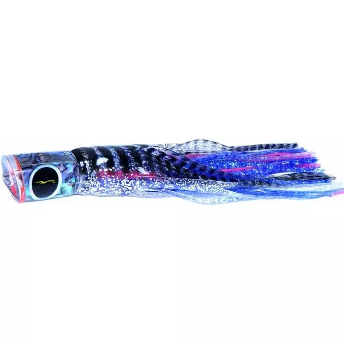 Black Bart Bad Guy Medium Tackle Lure - Silver Black Tiger/Mackerel