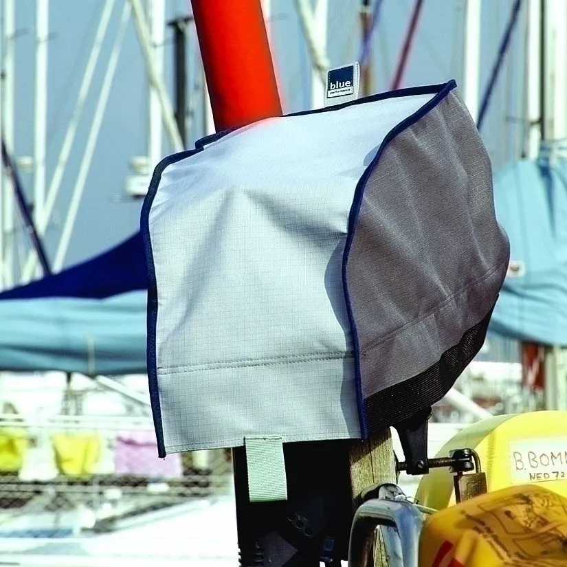 Blue Performance Outboard Motor Cover