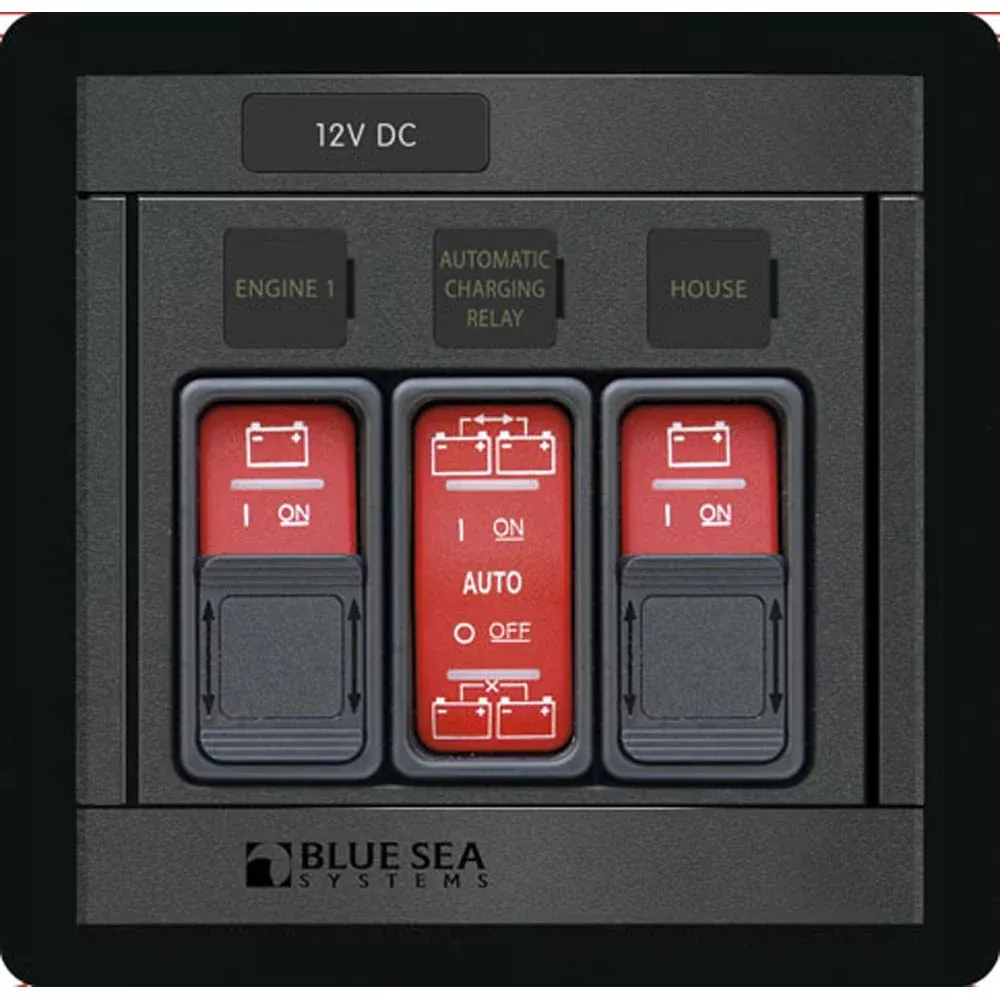 Blue Sea 1147 Remote Control Panel w/(2)2145 & (1)2146 Remote Control Contura Switch
