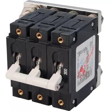 Blue Sea 7271 300A C-Series Triple Pole Toggle DC Circuit Breaker - P/N 7271