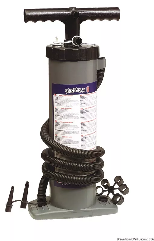 Bravo 6 Inflatable Pump​ - Osculati 66.446.66
