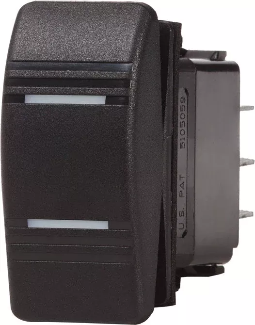 BSS Contura Switch SPDT Black ON-OFF-ON