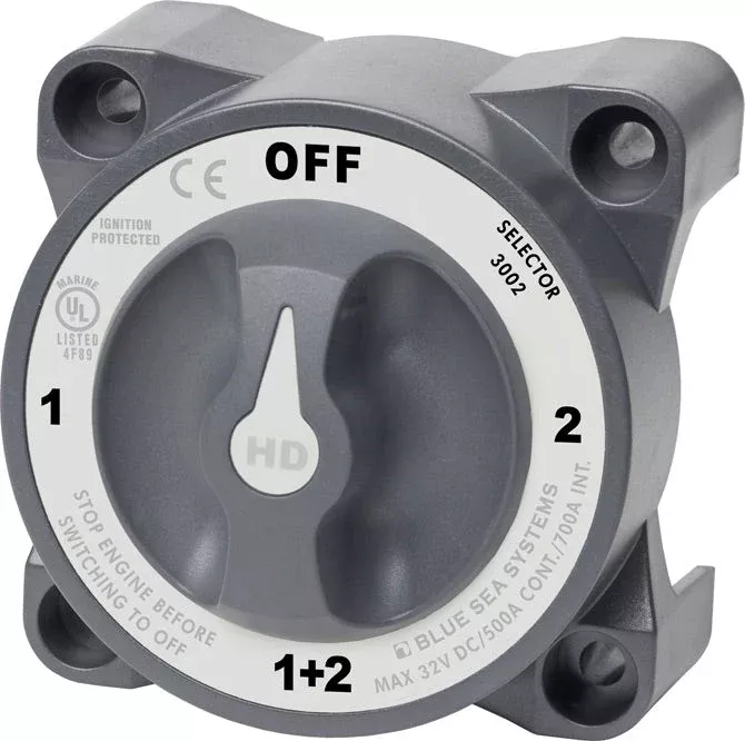 BSS Heavy Duty Series Selector Battery Switch