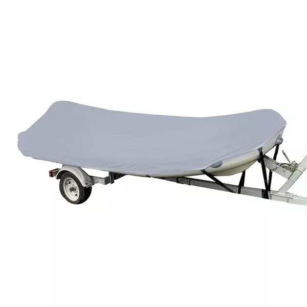 Carver Performance Poly-Guard Styled-to-Fit Boat Cover f/8.5 Blunt Nose Inflatable Boats - Grey [7INF8BP-10]