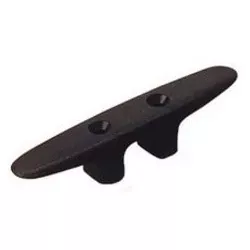 Cleat, Open Base HD Black Nylon 6.5"
