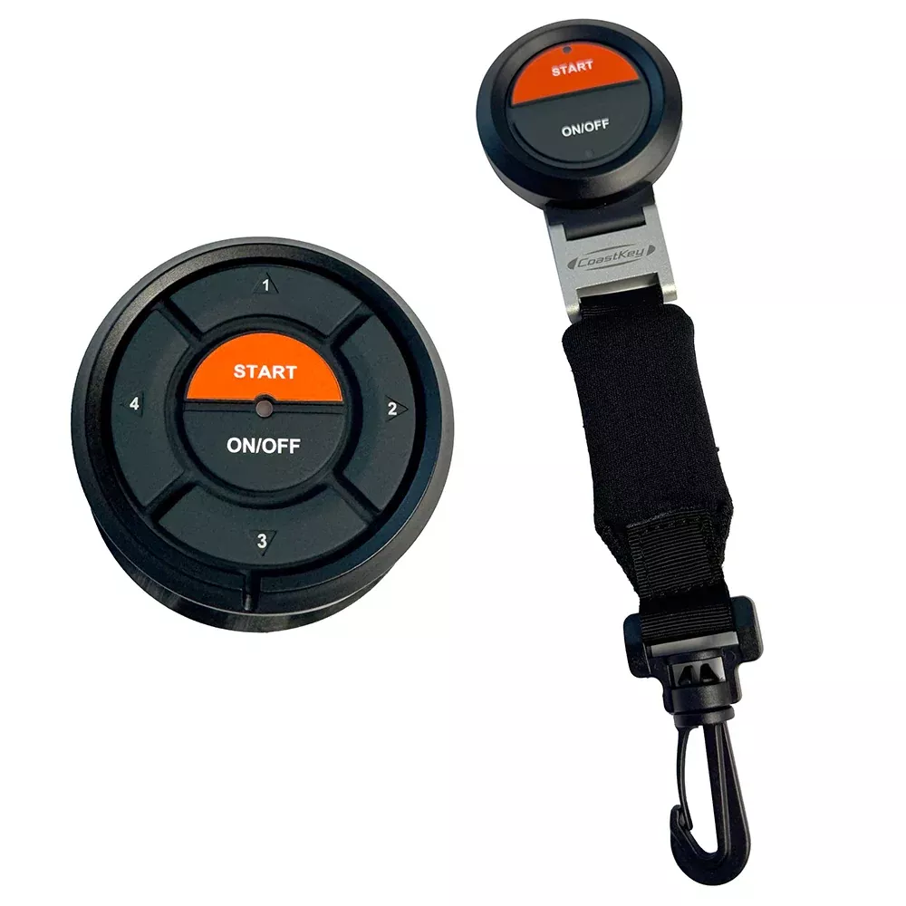 CoastKey Standard Quad Mercury Engine Keyless Ignition w/Keyless Stop/Start, Remote Stop/Start,Ecos
