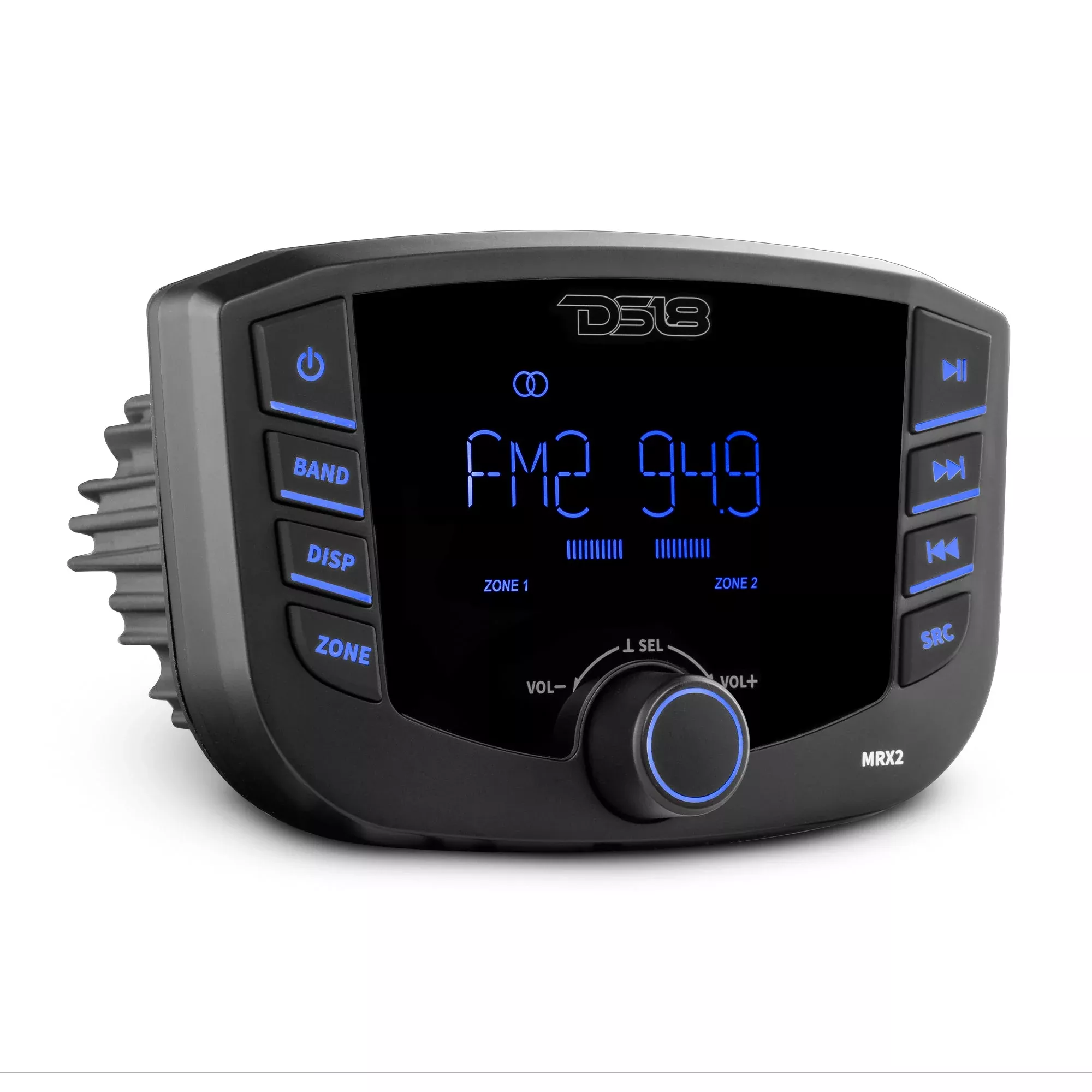 DS18 MRX2 2-Zone Marine Stereo with AM/FM/BT (MRX2)