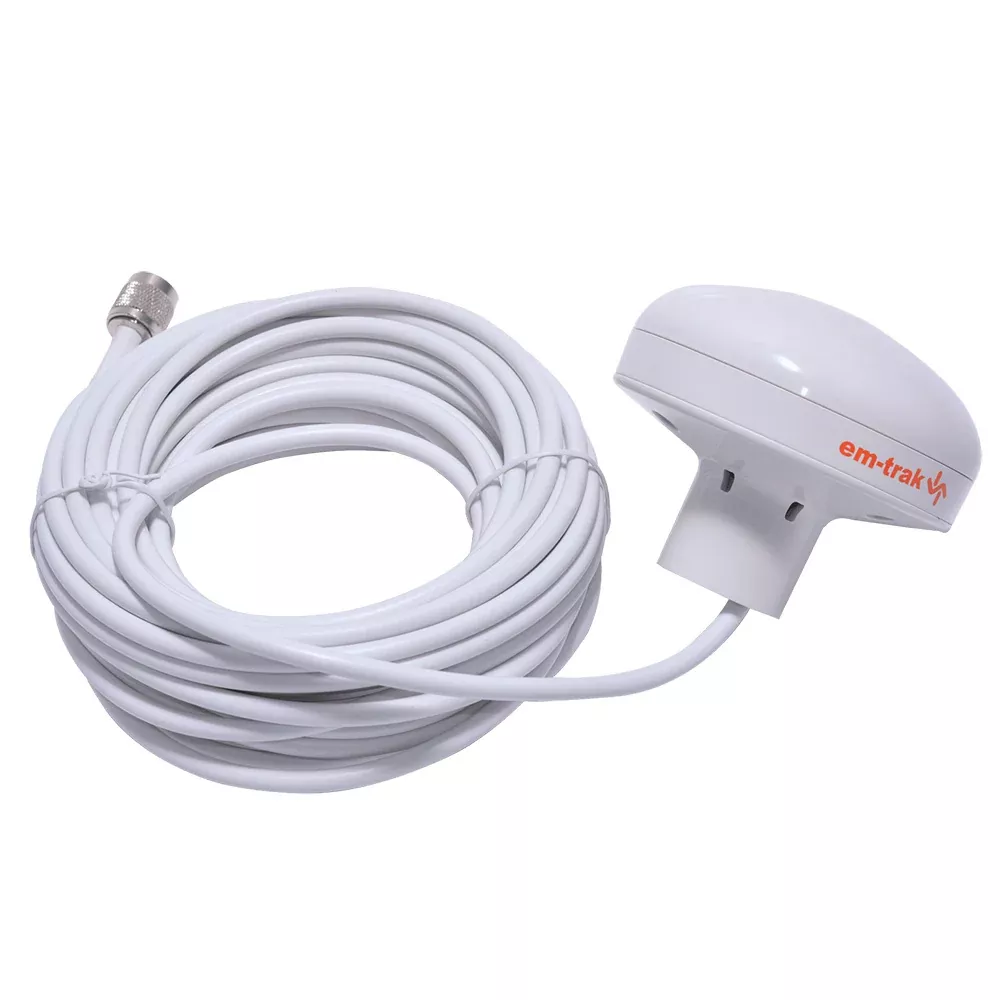 em-trak GPS100 External GPS Antenna with 10M Cable for Class A/B AIS Receivers (304-0055)