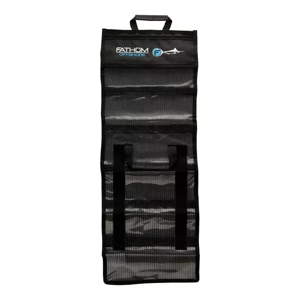 Fathom 6 Pocket Roll Up Lure Bag - Medium - Black