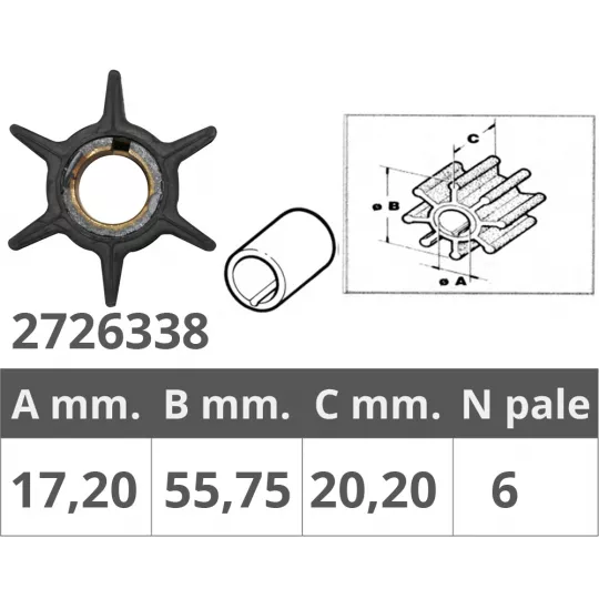 Finnord Impeller Honda 4T 35,40,45,50HP