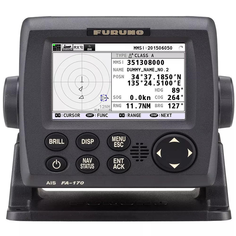 Furuno FA170 Class A AIS Transponder with 4.3" Color LCD Display
