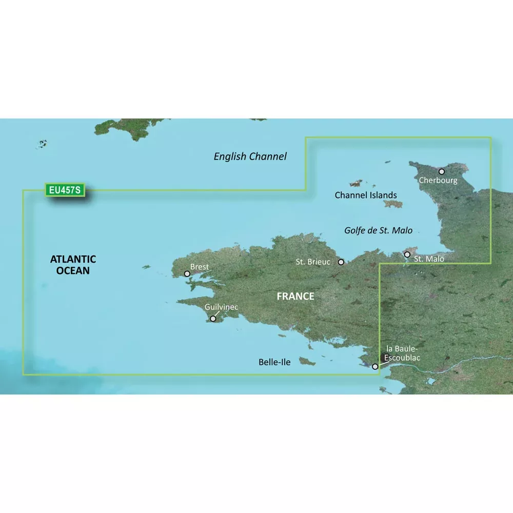 Garmin BlueChart g3 Vision HD - VEU457S - Bretagne - microSD/SD