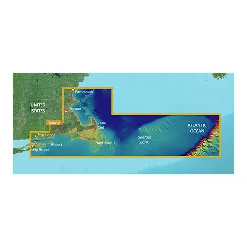 Garmin BlueChart g3 Vision HD - VUS003R - Cape Cod - microSD/SD (010-C0704-00)