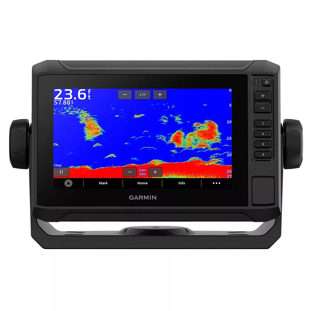 Garmin ECHOMAP UHD2 74sv Chartplotter/Fishfinder Combo with US Coastal Maps without Transducer (010-02685-00)