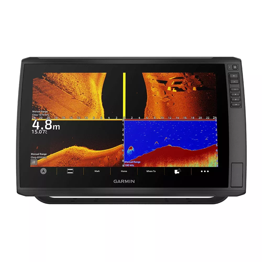 Garmin ECHOMAP Ultra 2 16″ Chartplotter 162sv with Worldwide Basemap & GT56UHD-TM Transducer 010-03385-01