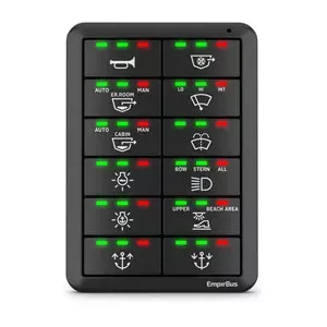 Garmin EmpirBus SP8 and SP12 switches
