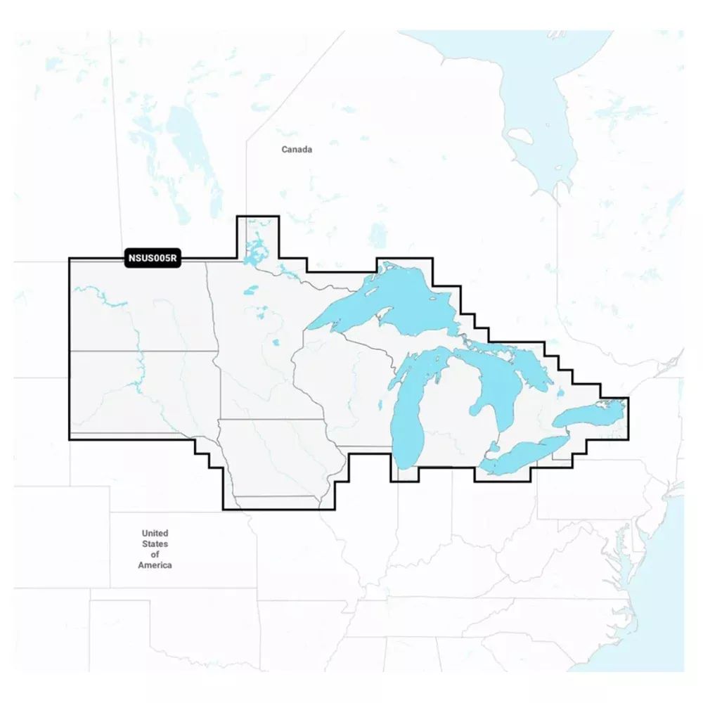 Garmin Navionics+ NSUS005R U.S. NorthGreat Lakes