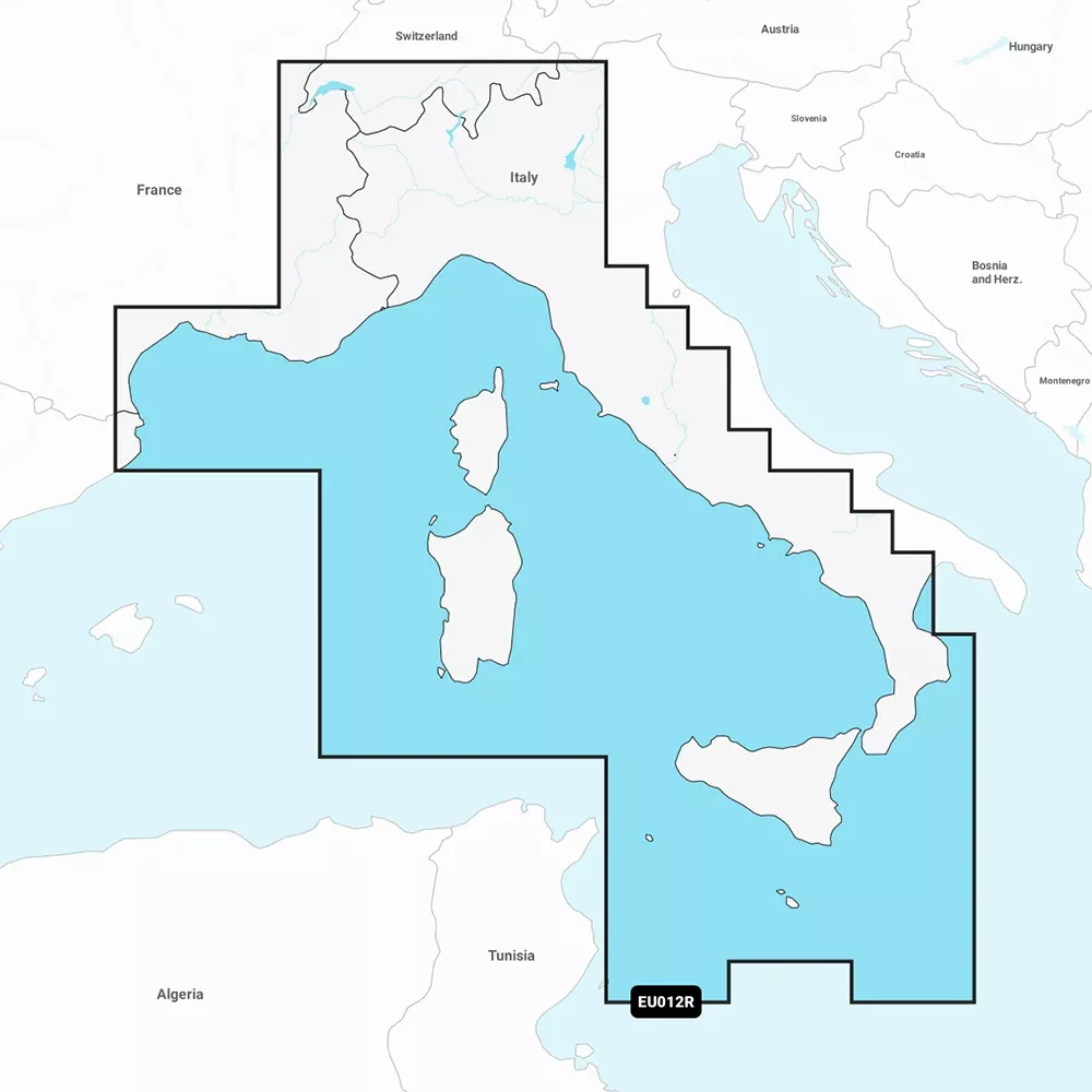 Garmin Navionics Vision+ NVEU012R - Mediterranean Sea, CentralWest - Marine Chart [010-C1238-00]