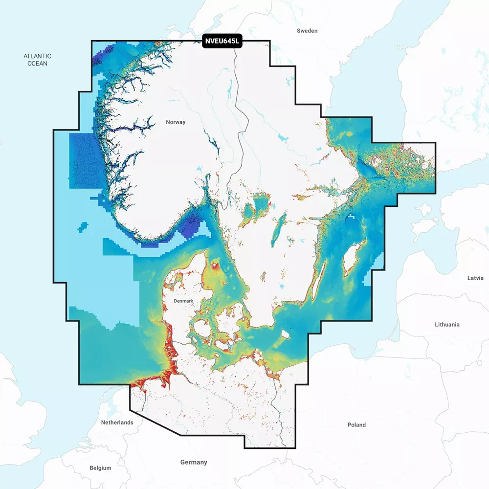 Garmin Navionics Vision+ NVEU645L SkagerrakKattegat