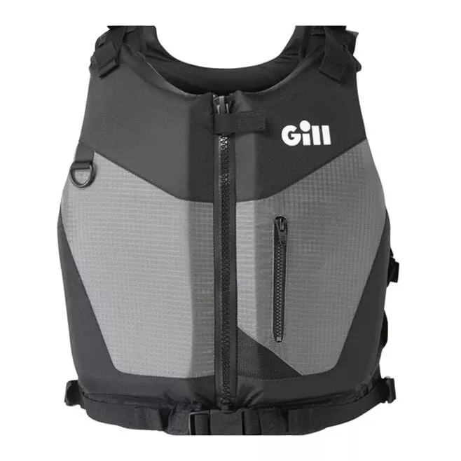 GILL USCG Approved UL1123 Type III PFD, Front Zip - Size Medium/Large - Grey