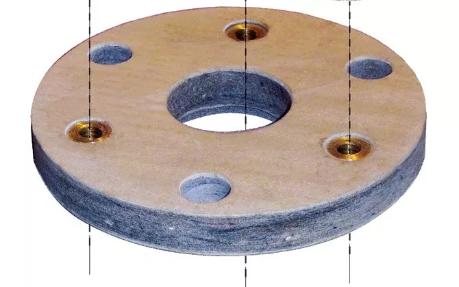 Groco Backing Block Fits Seacock 750 & 1000