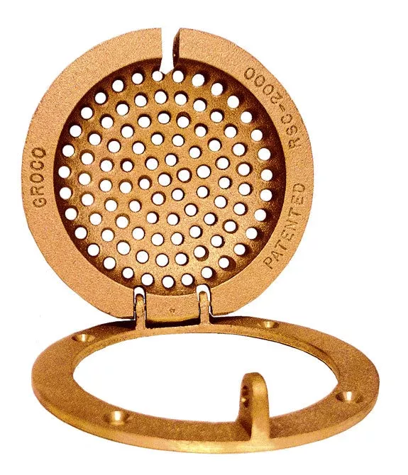Groco Scoop Strainer 1 in. Bronze Round
