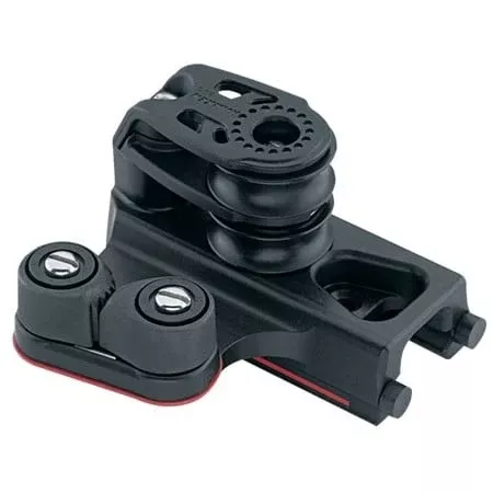 Harken 27 mm End Control — Double Sheave, Cam Cleat, Set of 2