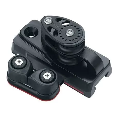 Harken 27 mm ESP End Control — Double Sheave, Cam Cleat, Set of 2
