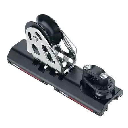 Harken 27 mm ESP High-Load Adjustable CB Car — Sheave and Dead End, 3-to-1