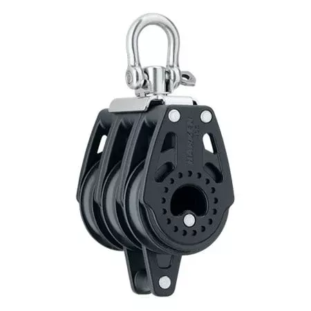 Harken 40 mm Triple Block — Swivel, Becket