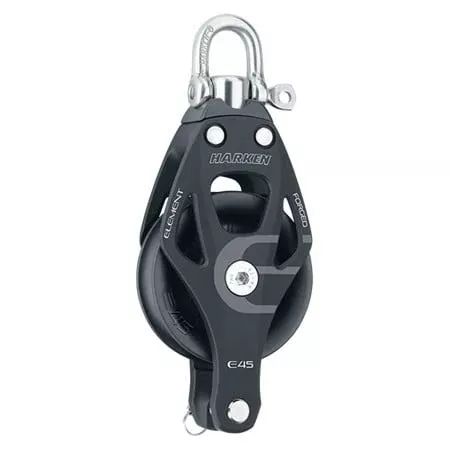 Harken 45 mm Aluminum Element Block — Swivel, Becket