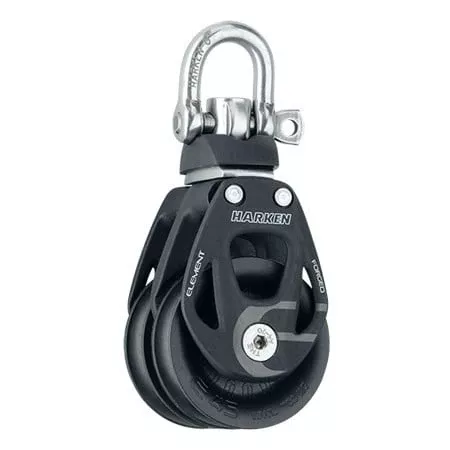 Harken 45 mm Aluminum Element Double Block — Swivel