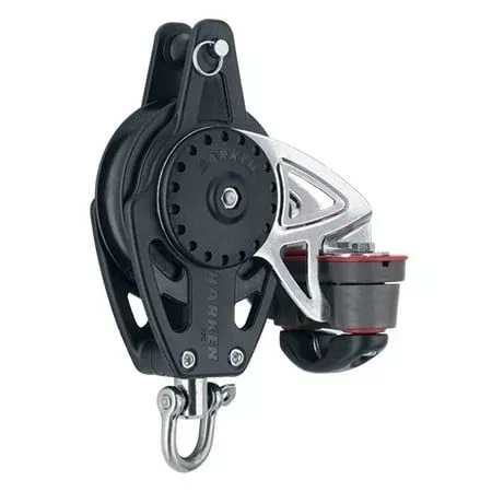 Harken 75 mm Block — Swivel, Becket, Cam Cleat