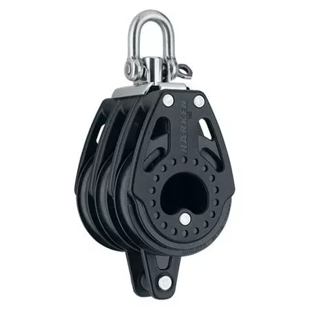 Harken 75 mm Triple Block — Swivel, Becket