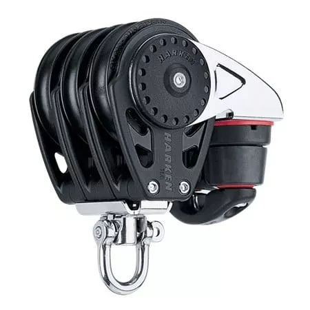 Harken 75 mm Triple Block — Swivel, Cam Cleat