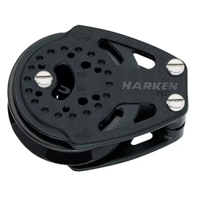 Harken Carbo Cheek Ratchet Block - 75mm