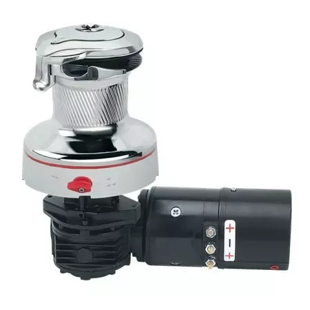 Harken Radial Rewind Electric All Chrome Winch with Dual Function Control Box